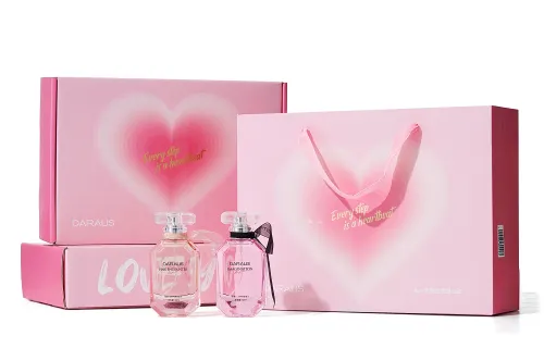 Perfume, high quality fuchsia lemon gift box contains rose with a light fragrance, men's fragrance, long lasting light fragrance, 50 ml