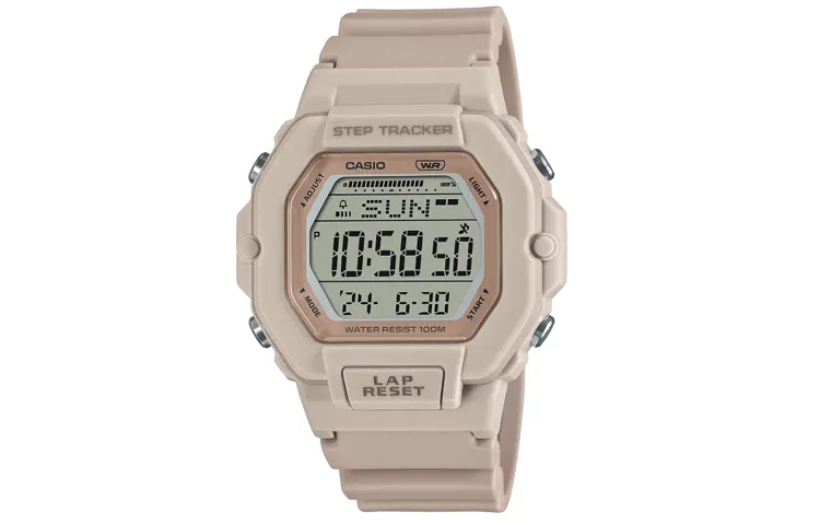 CASIO Women's Standard Series 42.6mm Gray Watch LWS-2200H-4AV