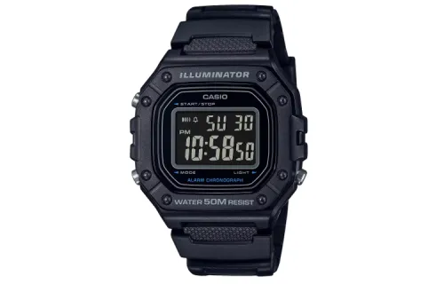 CASIO Men Black Watch W-218H-1BV