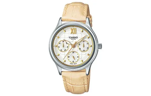 CASIO Women's Standard Series 32mm White Watch LTP-E306L-7A