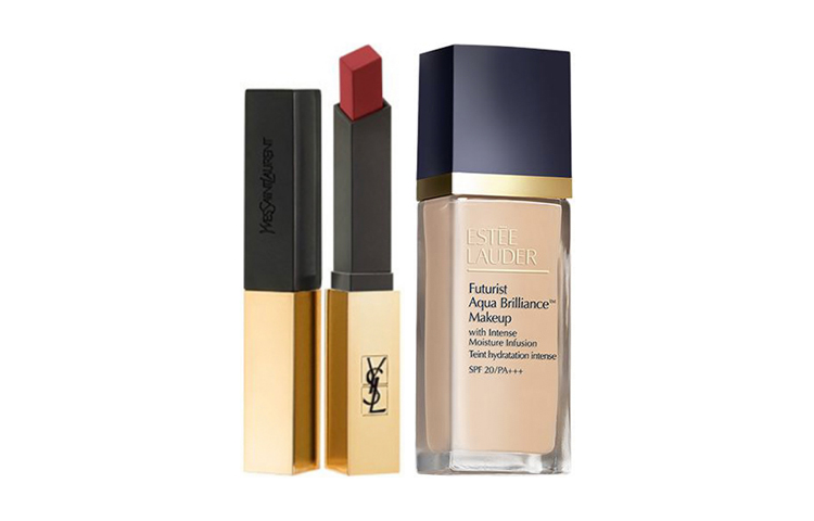 YSL, bar, lipstick, foundation, makeup primer, moisturizing brightening set, skin tone brightening, improves skin tone