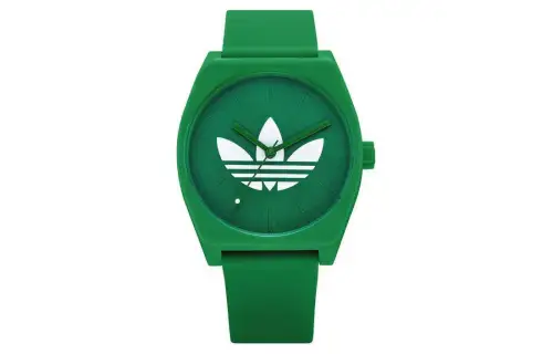 Adidas Originals Wrist Watches Quartz Movement Silicone Strap 38mm Green Dial Unisex Waterproof
