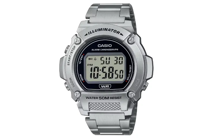 CASIO Men Standard Series Black Watch W-219HD-1AV