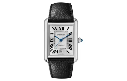 CARTIER TANK DE Automatic Mechanical Movement Men's Watches Watch 41*31mm White Dial Stainless Steel Case