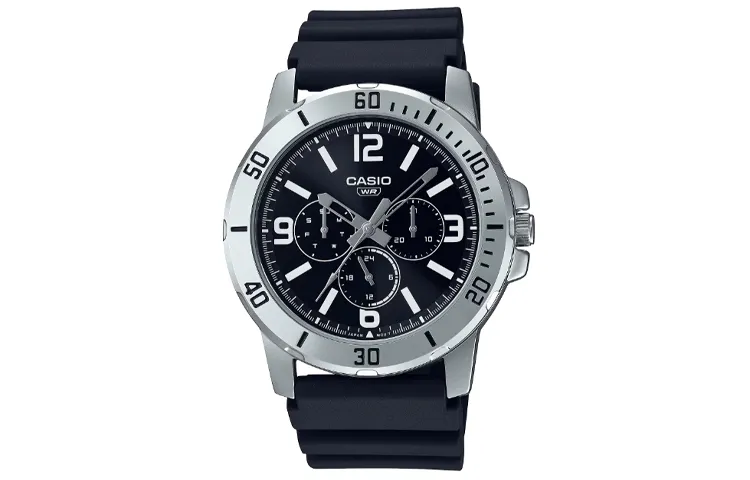 CASIO Men Standard Series Black Watch MTP-VD300-1B