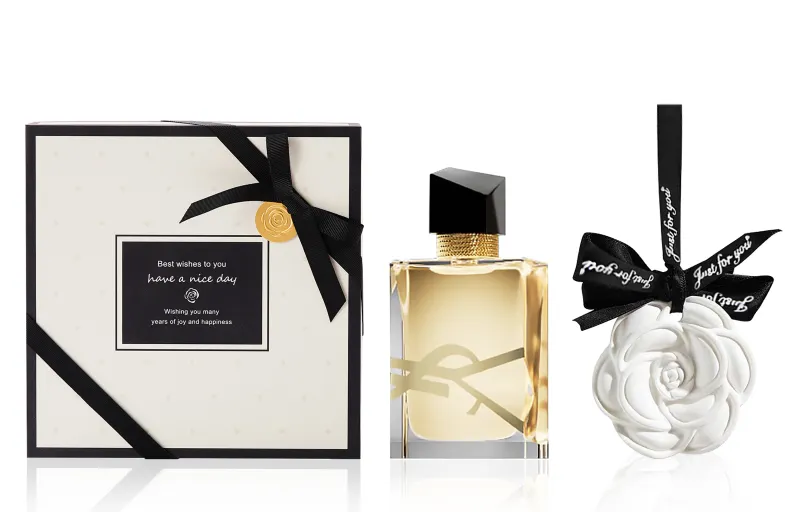 YSL, classic set, lavender perfume, floral mountain tea, aromatherapy, gift box, sample, 7.5 ml