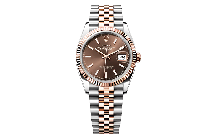 ROLEX Rolex, mechanical mechanism, waterproof fashionable men's watch, coffee dial, case, 2023, 100meter, style, 36mm