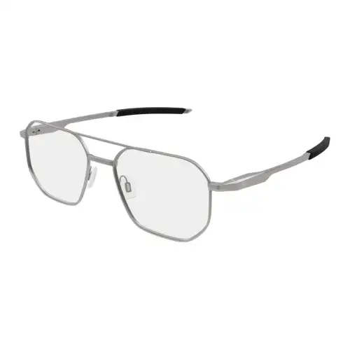 PUMA Metal Aviator Eyeglass Frames Unisex Gray