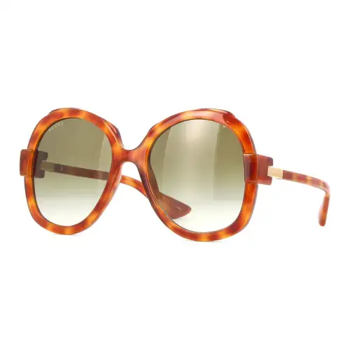 logo-engraved oversize-frame sunglasses