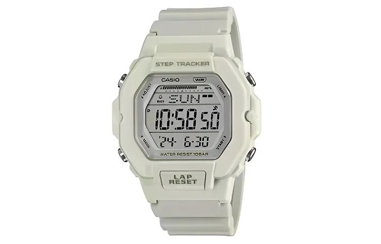 CASIO Men Silver Watch LWS-2200H-8AJF