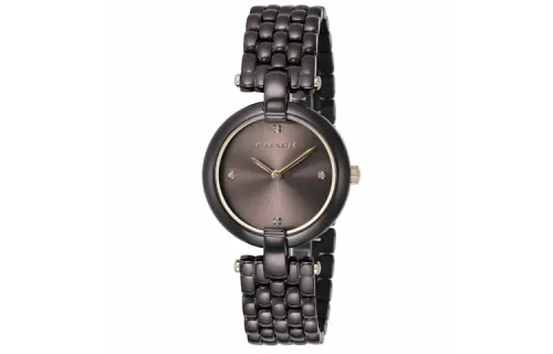 COACH CHRYSTIE Wrist Watches Quartz Movement Stainless Steel Strap 32mm Gray Dial Women's Watch