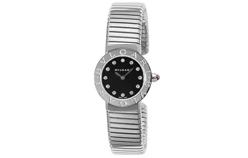 BVLGARI Wrist Watches Quartz Movement Stainless Steel Strap 26mm Black Dial Women's Watch ['100', 301050]m Waterproof