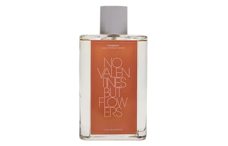 ZARA NO VALENTINES BUT FLOWERS Perfume Floral and Fruity Perfume EDP Lychee Bergamot 75ml
