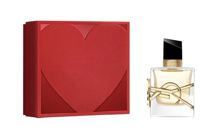 YSL, gift box, lavender perfume, blackcurrant, 30 ml, 50 ml, 90 ml