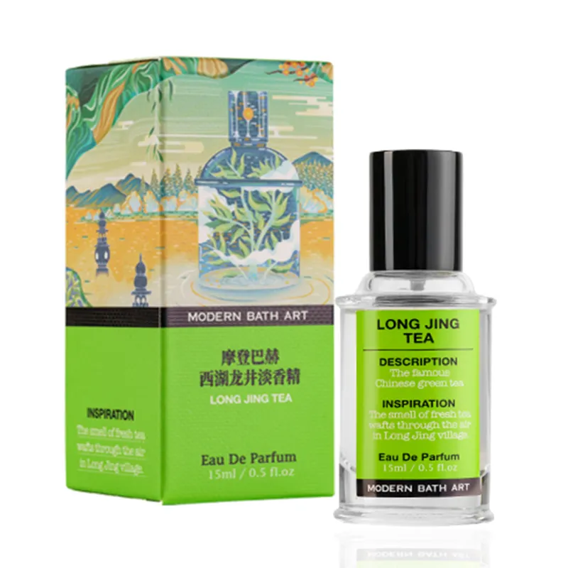 Royal Longjing tea, oolong tea Da Hong Pao, wooden fragrant perfume with green tea with jasmine, 15 ml, 15 ml