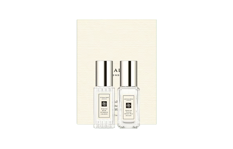 Jo Malone London English Pear Mini Perfume Sample Set Two Piece Set Eau De Cologne Fresh EDC 9ml*2