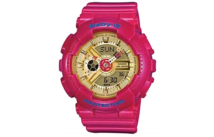 CASIO Women's BABY-G Gold Watch BA-111GGB-4A