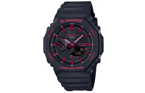 CASIO Men Liquid Crystal/Analog Dual Display Series Black Watch GA-B2100BNR-1A