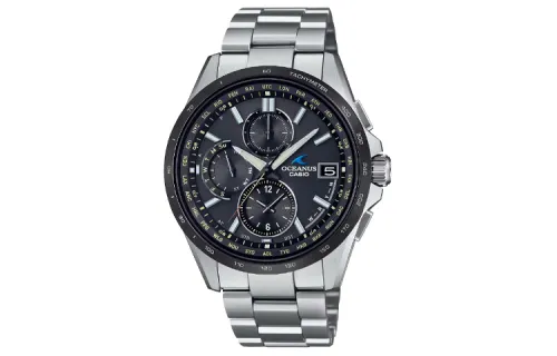 CASIO Men OCEANUS 42.8mm Black Watch