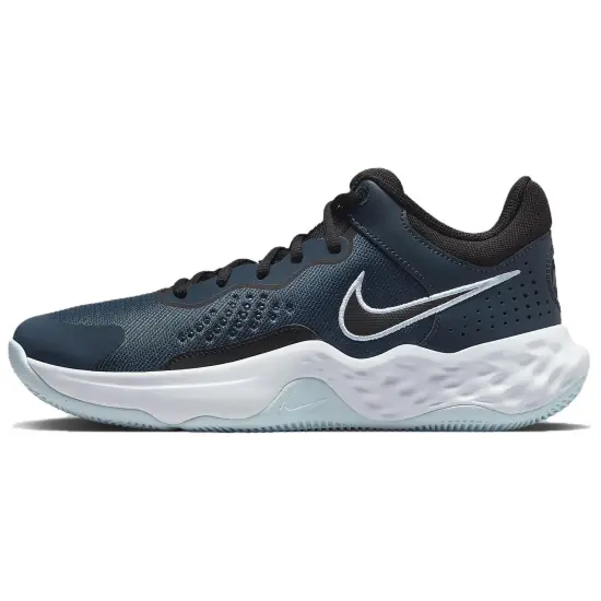 Nike Fly By Mid 3 Basketball Shoes Men Low-Top Marine Blue/Glacier Blue/White Black