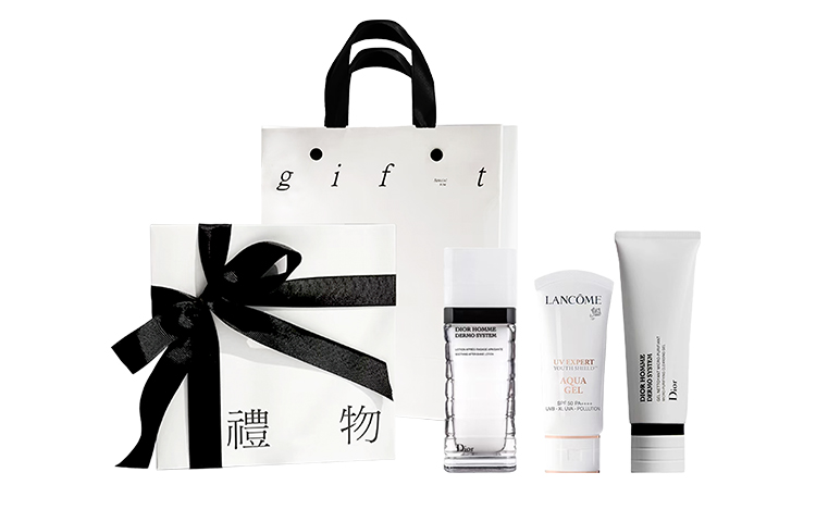 DIOR Cleansing milk, smoothing toner, moisturizing skin care set, sun protection, 3 piece set