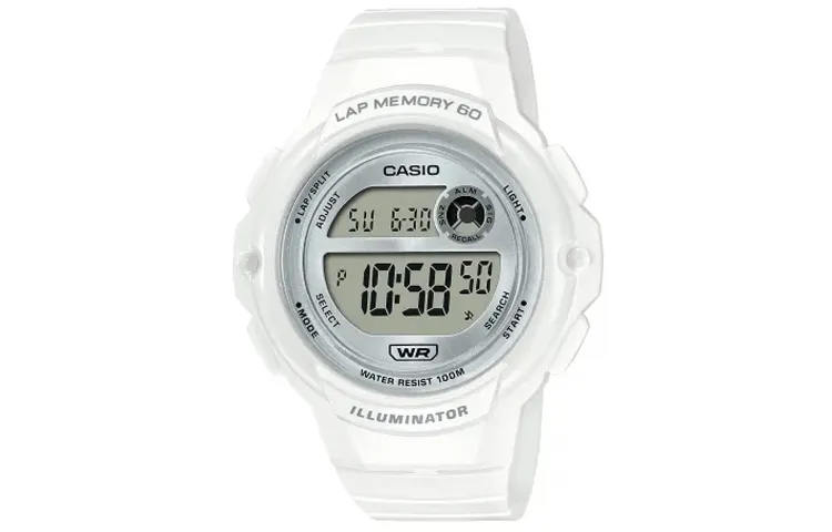 CASIO Unisex Standard Series White Watch LWS-1200H-7A1