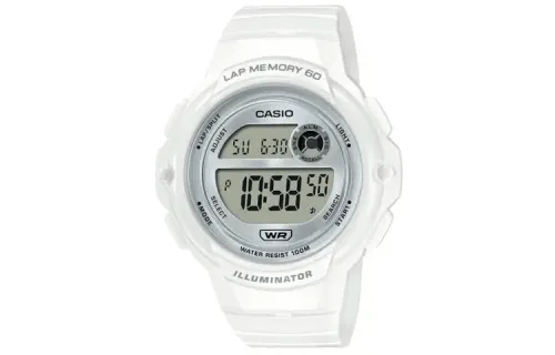 CASIO Unisex Standard Series White Watch LWS-1200H-7A1