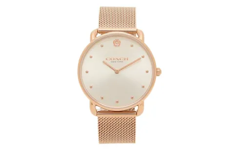 COACH Wrist Watches Quartz Movement Stainless Steel Strap 36mm White Dial Women's Watch