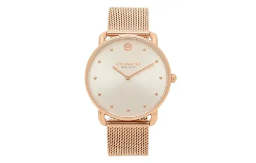 COACH Wrist Watches Quartz Movement Stainless Steel Strap 36mm White Dial Women's Watch