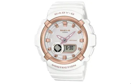 CASIO Quartz Movement Resin Strap Watch Women's Watch White Dial