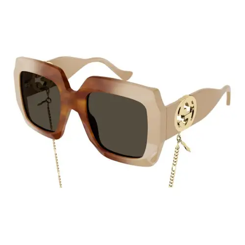 Gucci chain-strap square sunglasses