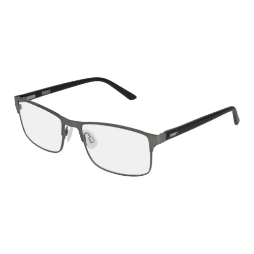 PUMA Plastic Metal Rectangular Eyeglass Frames Men's Multicolor
