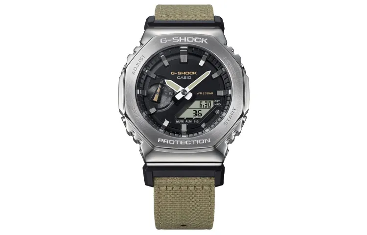 CASIO Unisex Full Metal Series Black Watch GM-2100C-5APRT