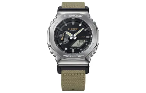 CASIO Unisex Full Metal Series Black Watch GM-2100C-5APRT