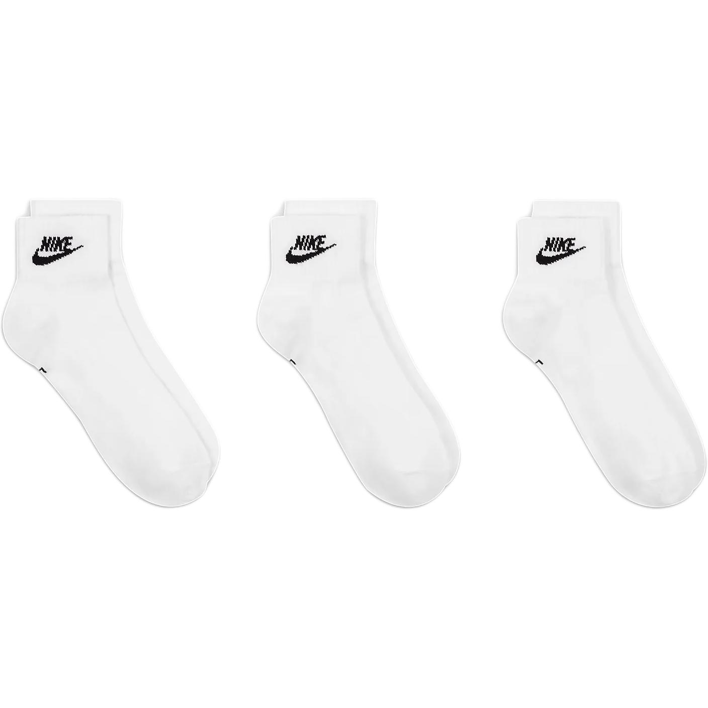 Nike Crew Socks Unisex 3 Pack White