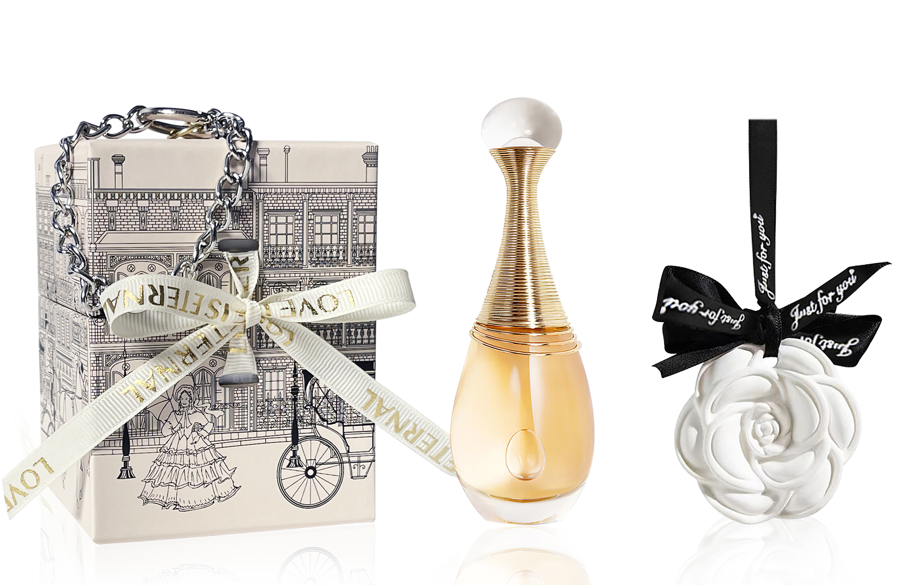 DIOR Perfume, floral set, tuberose with jasmine, mountain tea, aromatherapy, sample, Chanel style, Birthday gift