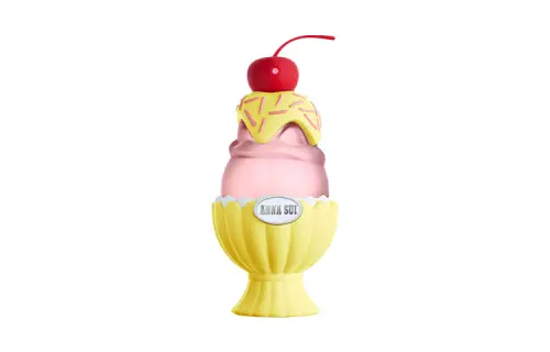 Anna Sui Colorful Sundae Custard Eau de Toilette Floral and Fruity Eau de Toilette EDT Peach Lemon Osmanthus 50ml