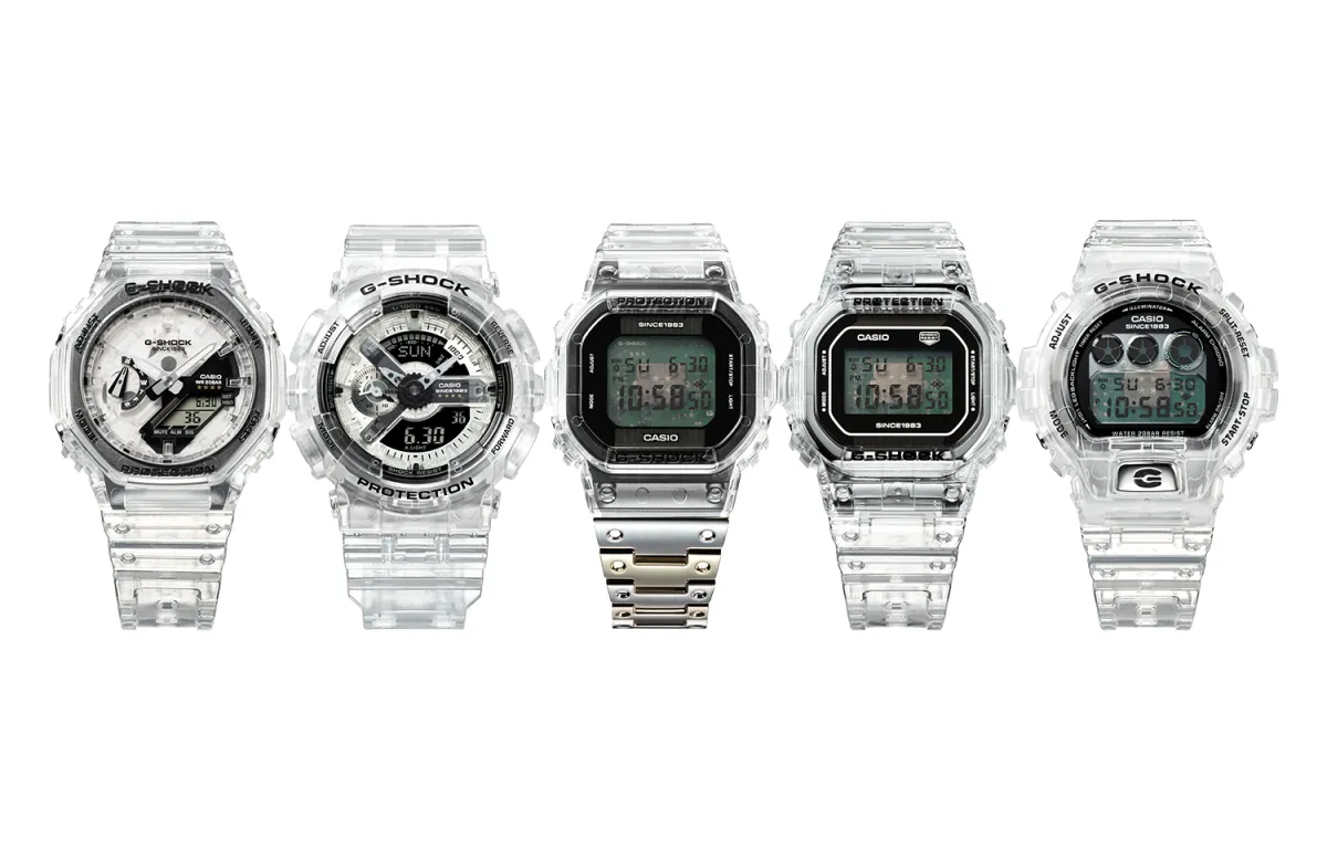 CASIO Men Liquid Crystal/Analog Dual Display Series White Watch