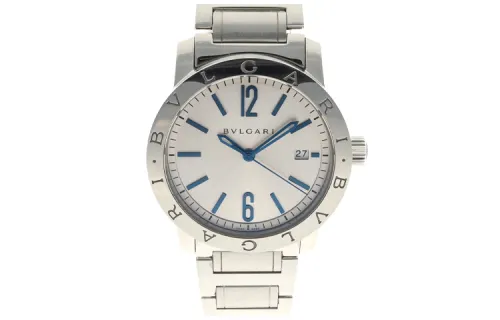 BVLGARI Wrist Watches Automatic Mechanical Movement Stainless Steel Strap 39mm Silver Dial Men's Watches