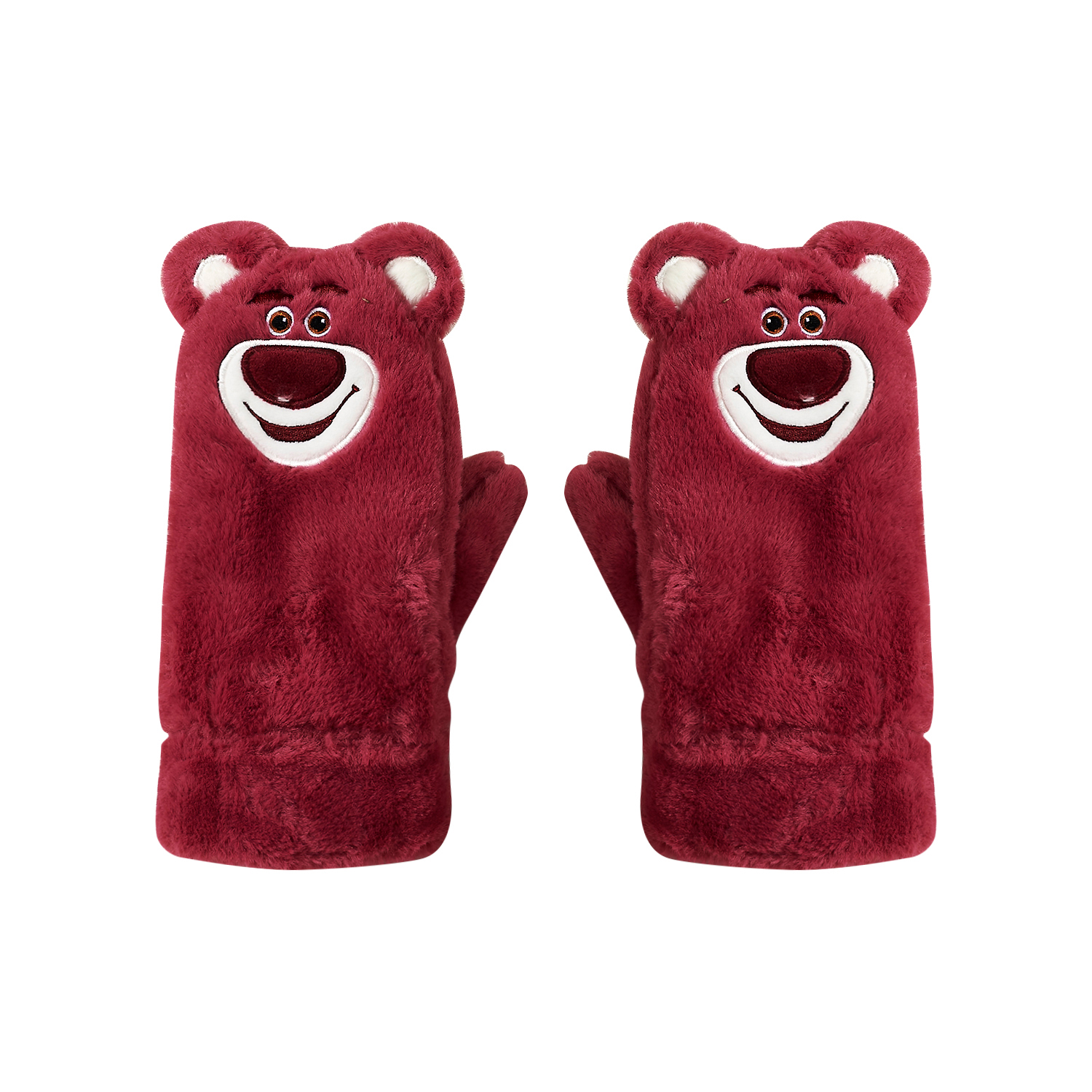 Disney Disney, strawberry, universal cute gloves, cartoon keep warm ski travel doll to go out