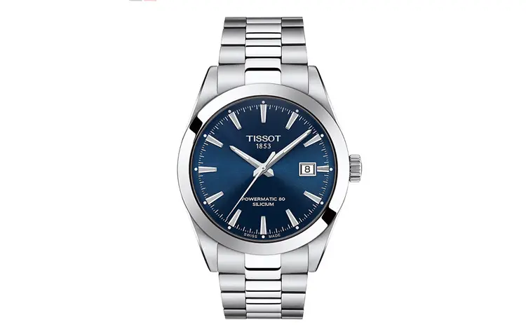 TISSOT Windy Collection Automatic Mechanical Movement Men's Watches Watch 40mm Blue Dial Stainless Steel Case