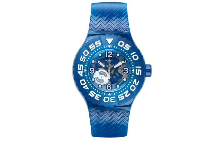 SWATCH Unisex 42mm Blue Watch SUUS100