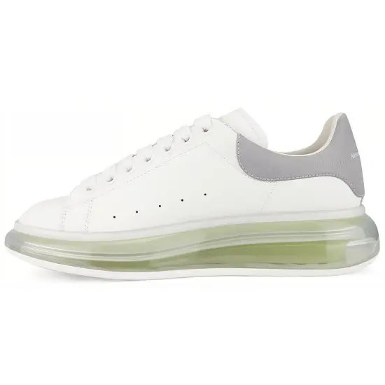 Alexander McQueen Oversized Sneaker 'Transparent Sole - White Gunmetal'