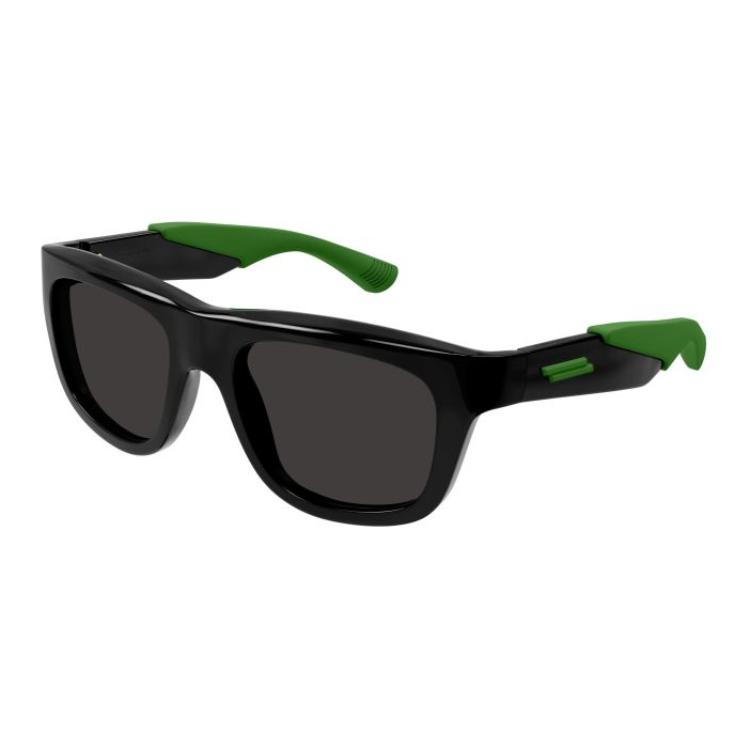 Bottega Veneta Injection Molded Injection Molded Square Sunglasses Men's Black