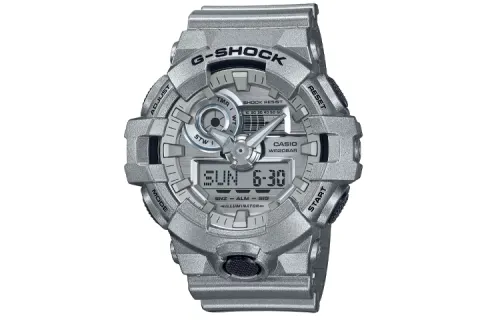 CASIO Unisex Liquid Crystal/Analog Dual Display Series Silver Watch GA-700FF-8AJF