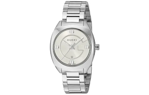 GUCCI Wrist Watches Quartz Movement Stainless Steel Strap 28mm White Dial Women's Watch ['50', 149262]m Waterproof
