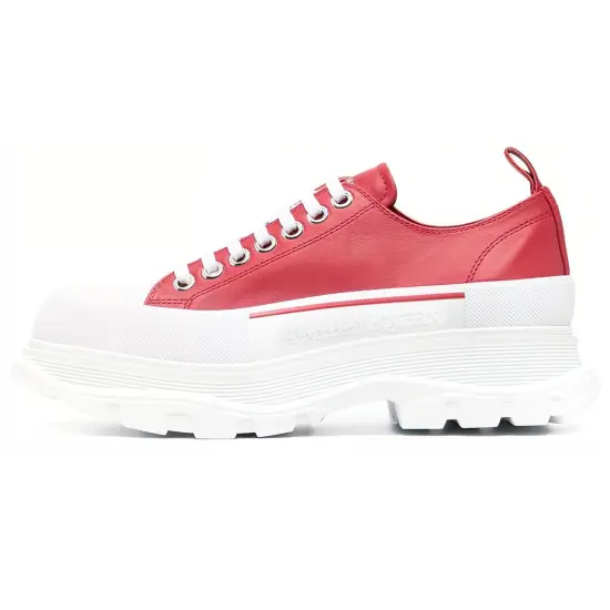 Alexander McQueen Tread Slick Sneakers 'Red White'