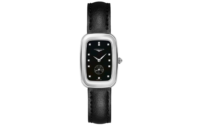 LONGINES Rider Collection Quartz Movement 30m Waterproof Women's Watch 26*38mm Black Dial