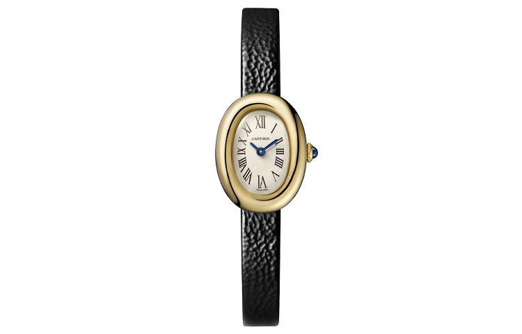 CARTIER Bathtub Collection Quartz Movement 30m Waterproof Women's Watch 24.6*18.7mm White Dial