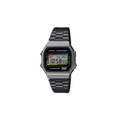 CASIO Unisex VINTAGE Series Black Watch A168WEUC-1A